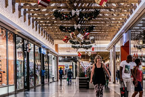 New Years Sales at a Shopping Centre